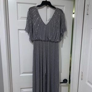 Aidan Mattox Formal beaded gown